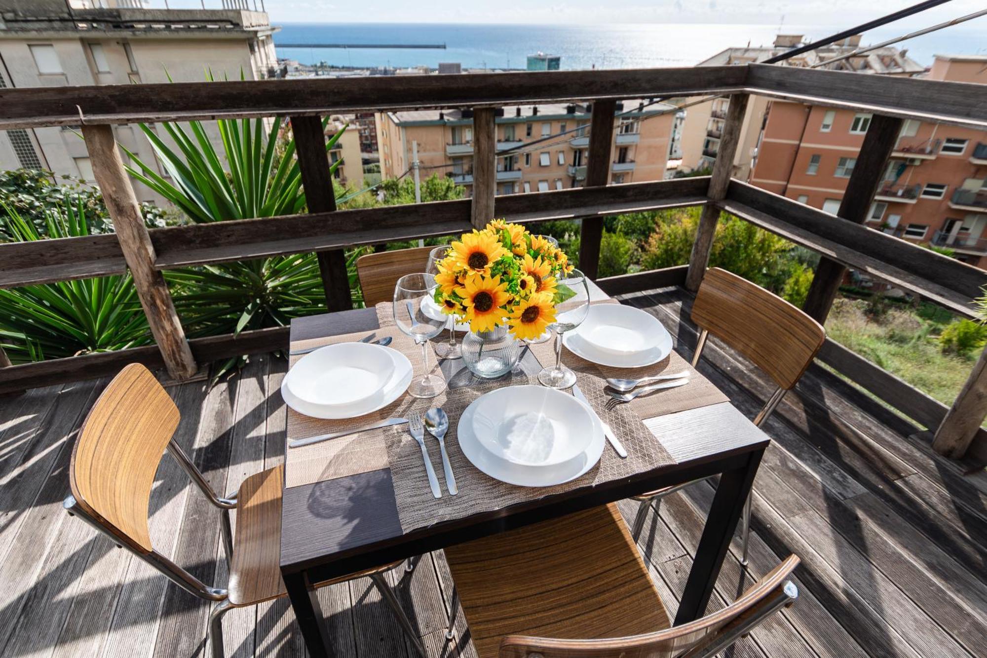 Apartment Parcheggio Gratis - 10min Aeroporto - Vista Mare *
